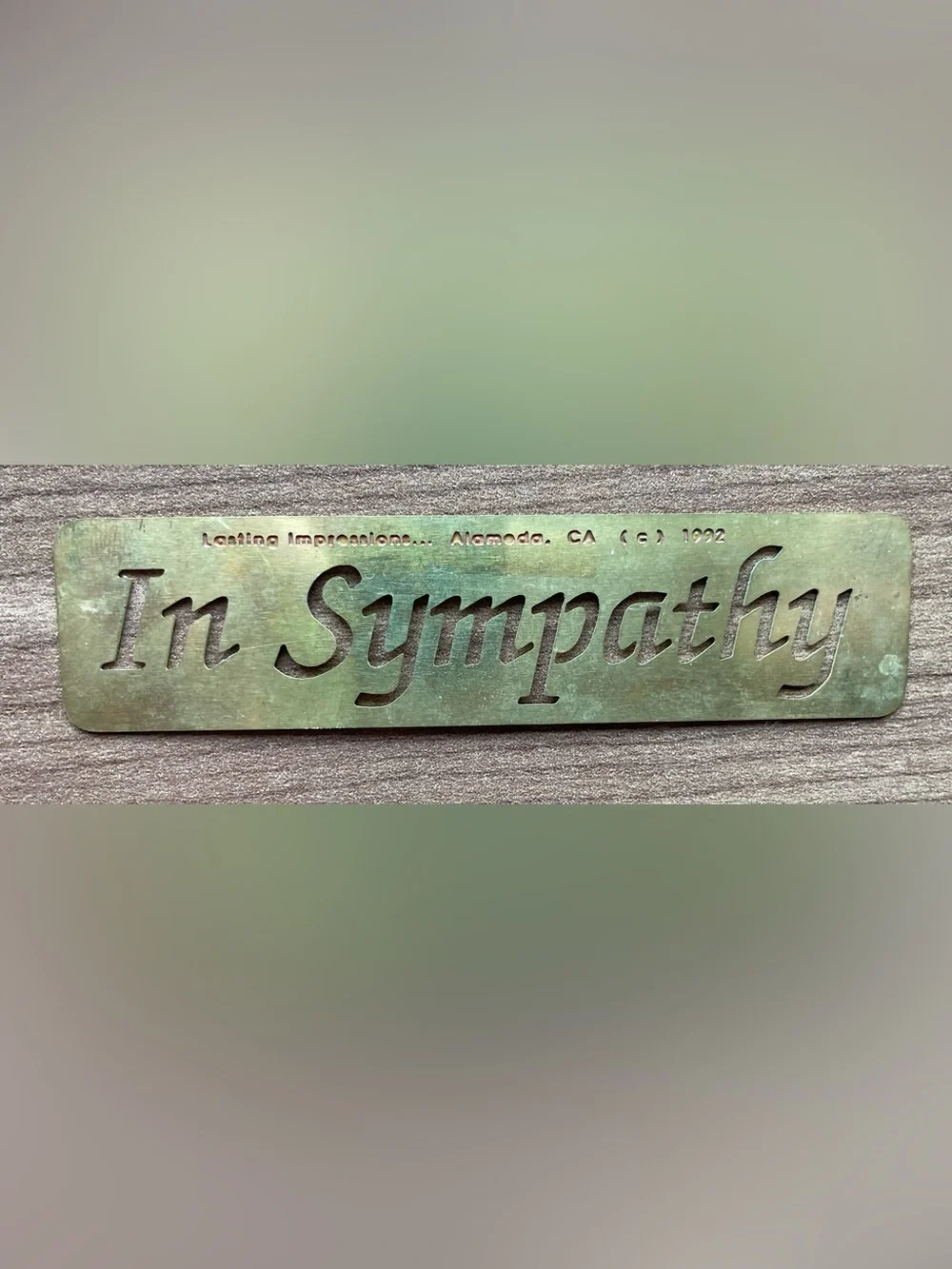 Stampin Up! vintage wood